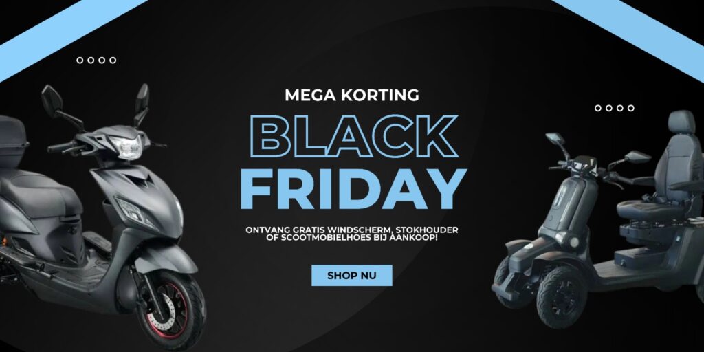 Black Friday scooters Apeldoorn aanbieding bij Van der Valk Scooters